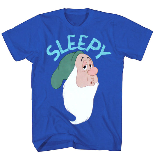 Snow White and Seven Dwarfs Sleepy Face T-Shirt