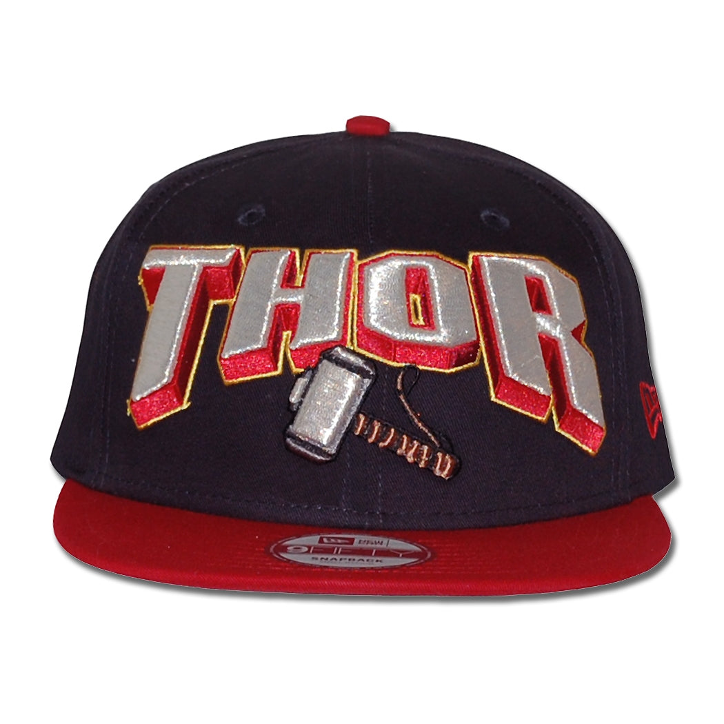 New Era Hero Block Thor Logo 9Fifty Snapback Hat