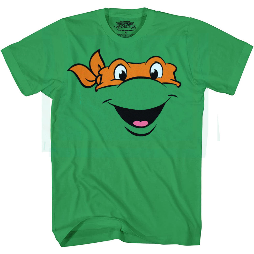 Teenage Mutant Ninja Turtles Michelangelo Face T-Shirt