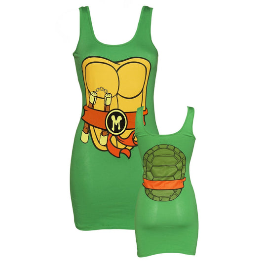 Teenage Mutant Ninja Turtles Michelangelo Costume Junior Tank Dress