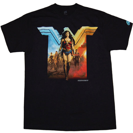 Wonder Woman Movie Red and Blue T-Shirt