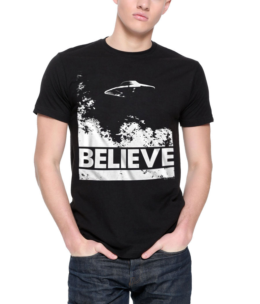 X-Files UFO Believe T-Shirt