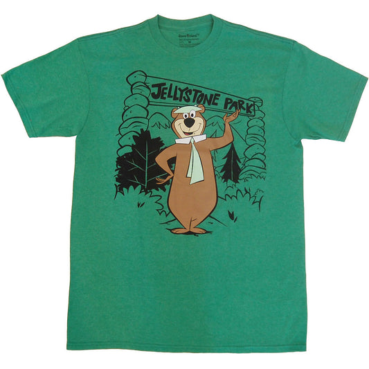 Yogi Bear Jellystone Park Green Heather T-Shirt