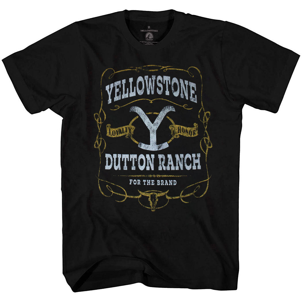 Yellowstone Dutton Ranch Label T-Shirt – AnimationShops